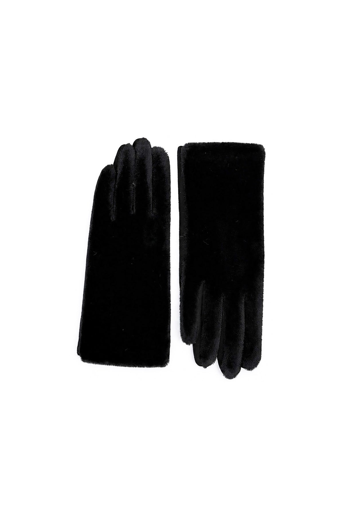Women’s Soft Faux Fur Touchscreen Gloves