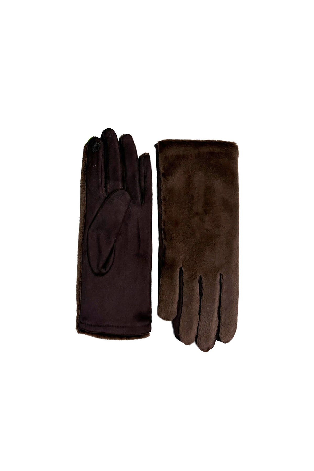 Women’s Soft Faux Fur Touchscreen Gloves