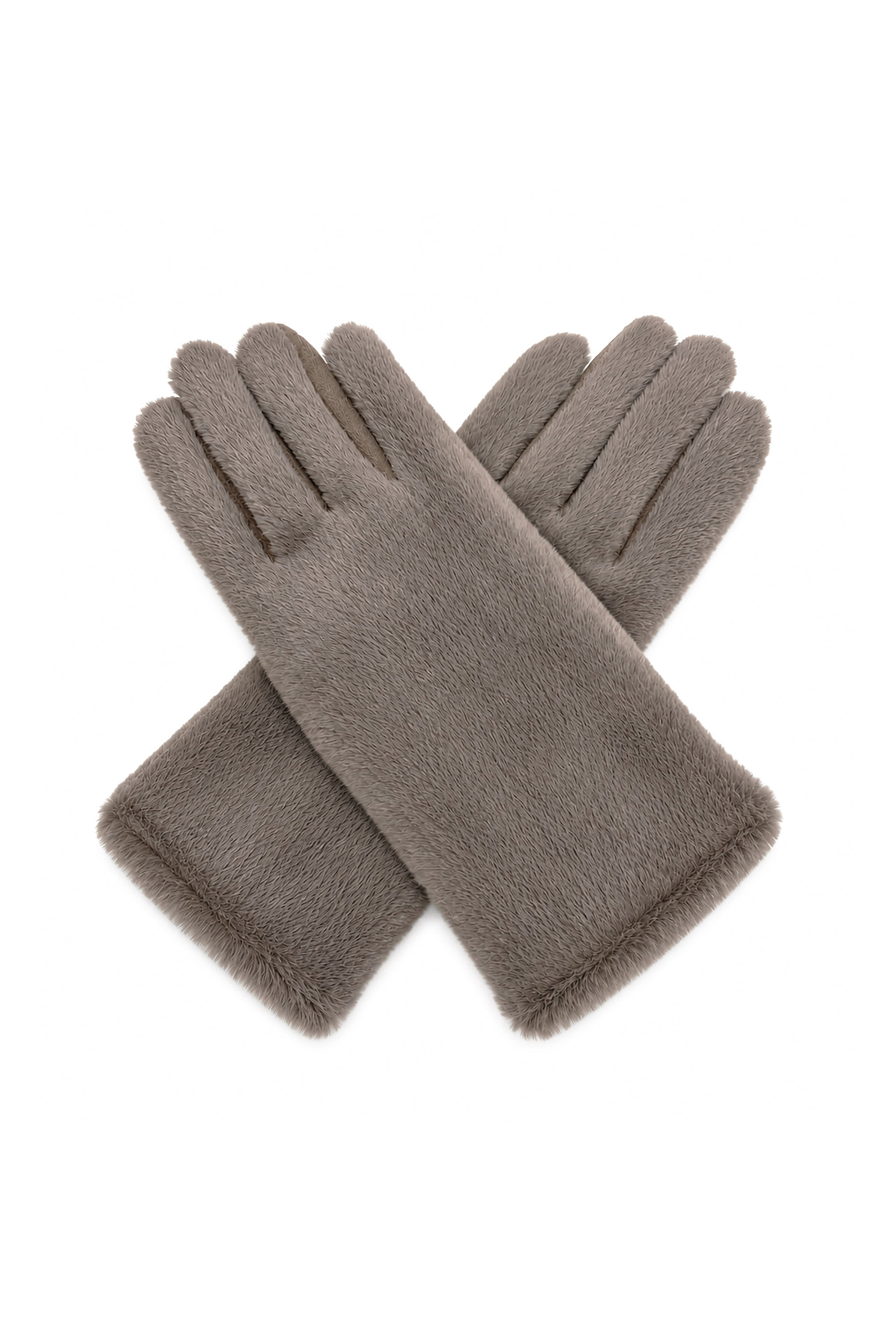 Women’s Soft Faux Fur Touchscreen Gloves