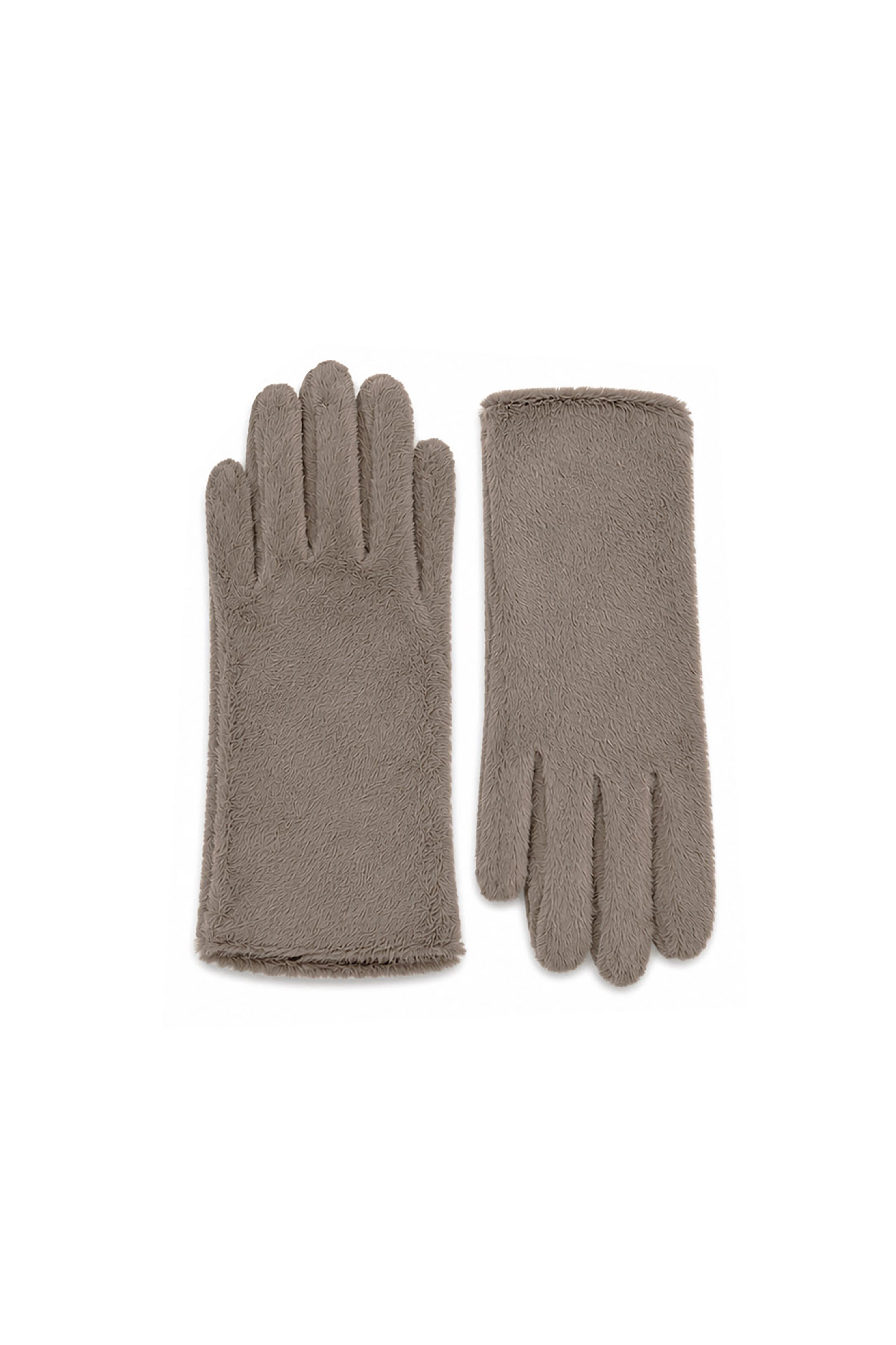 Women’s Soft Faux Fur Touchscreen Gloves