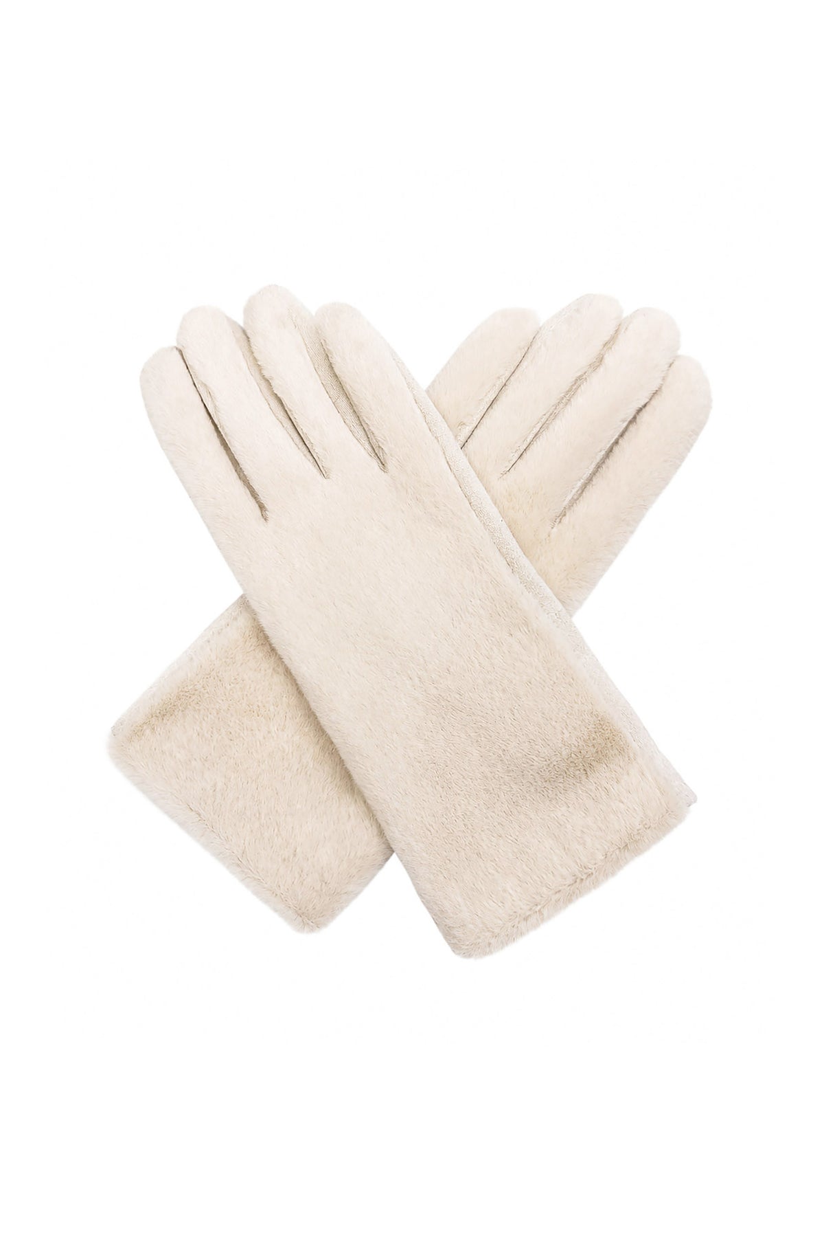 Women’s Soft Faux Fur Touchscreen Gloves