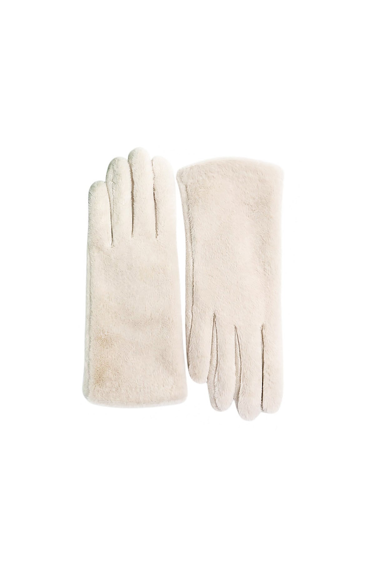 Women’s Soft Faux Fur Touchscreen Gloves