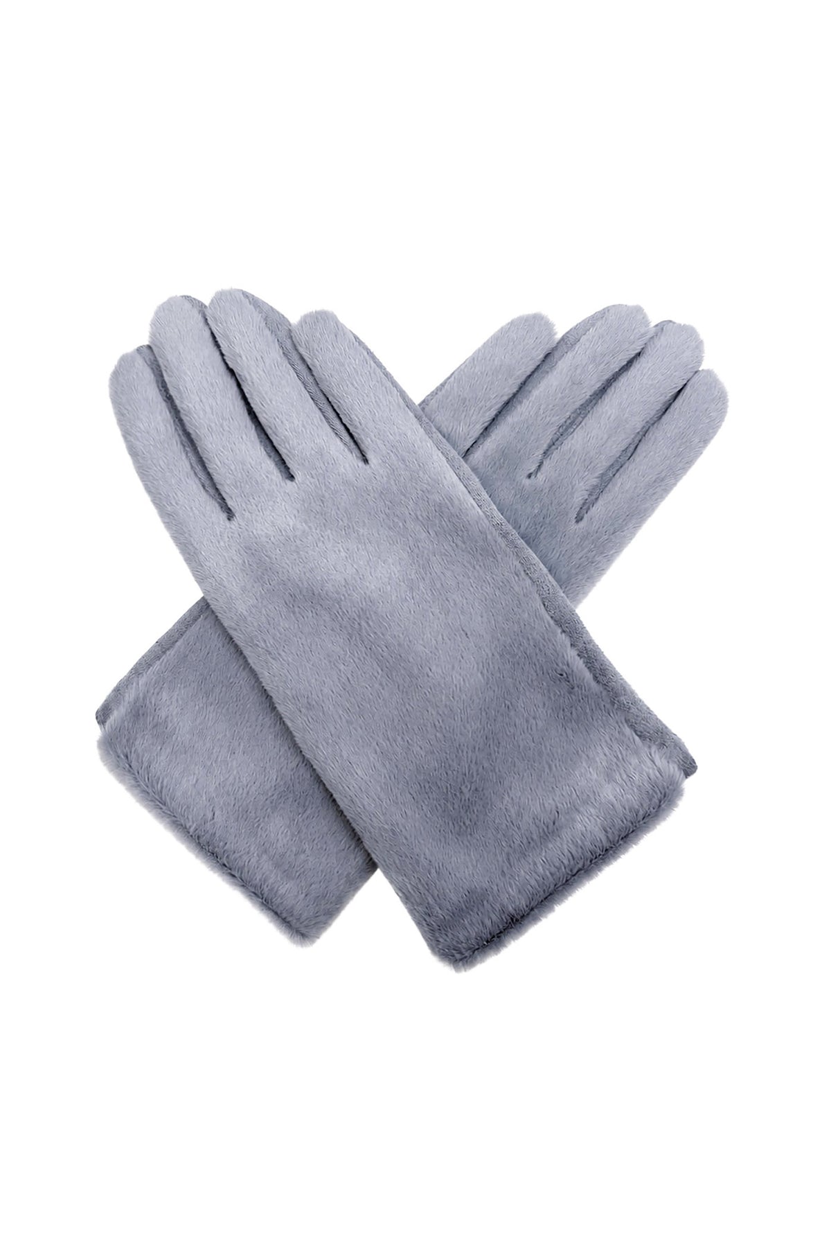 Women’s Soft Faux Fur Touchscreen Gloves