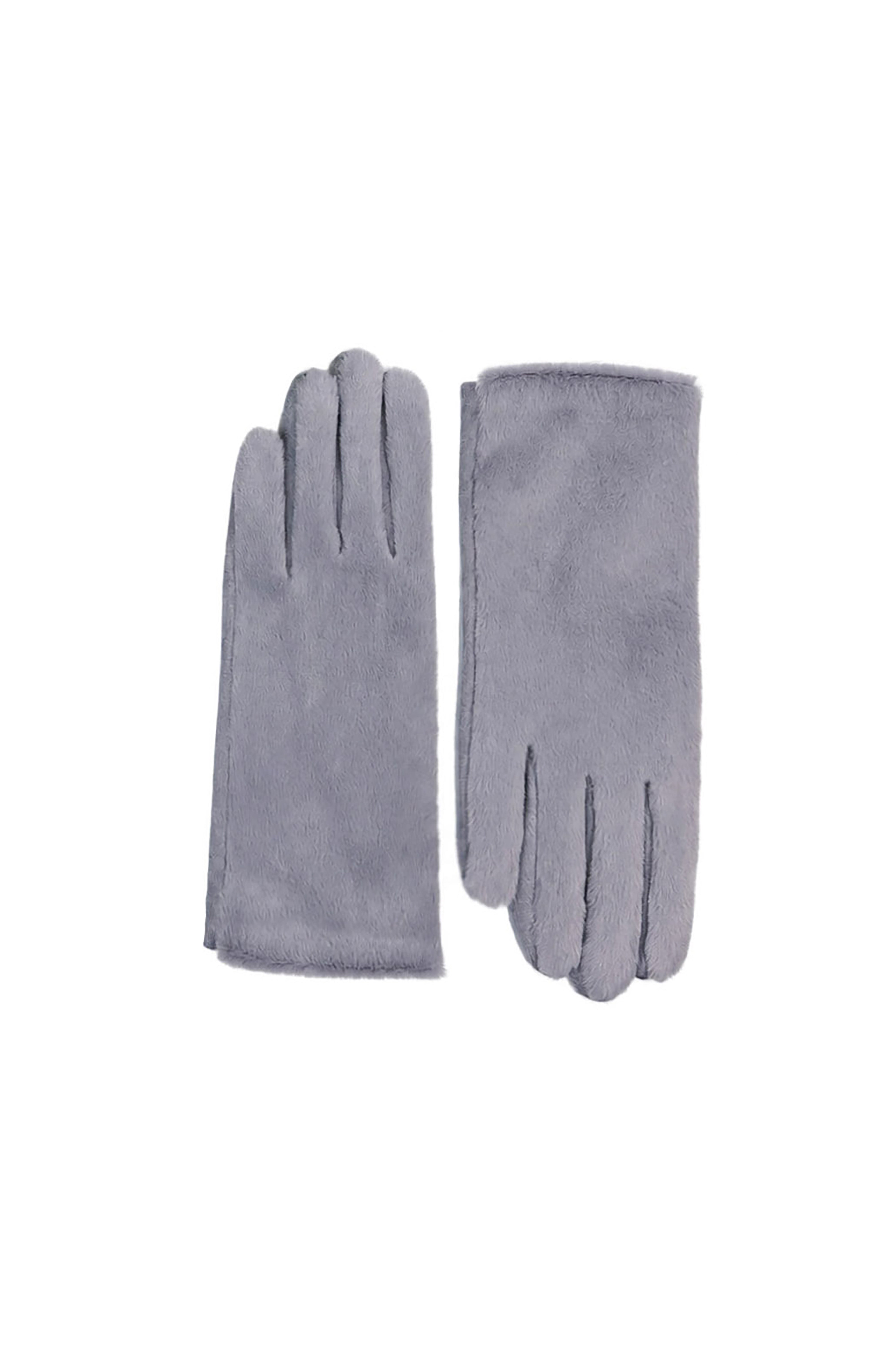 Women’s Soft Faux Fur Touchscreen Gloves
