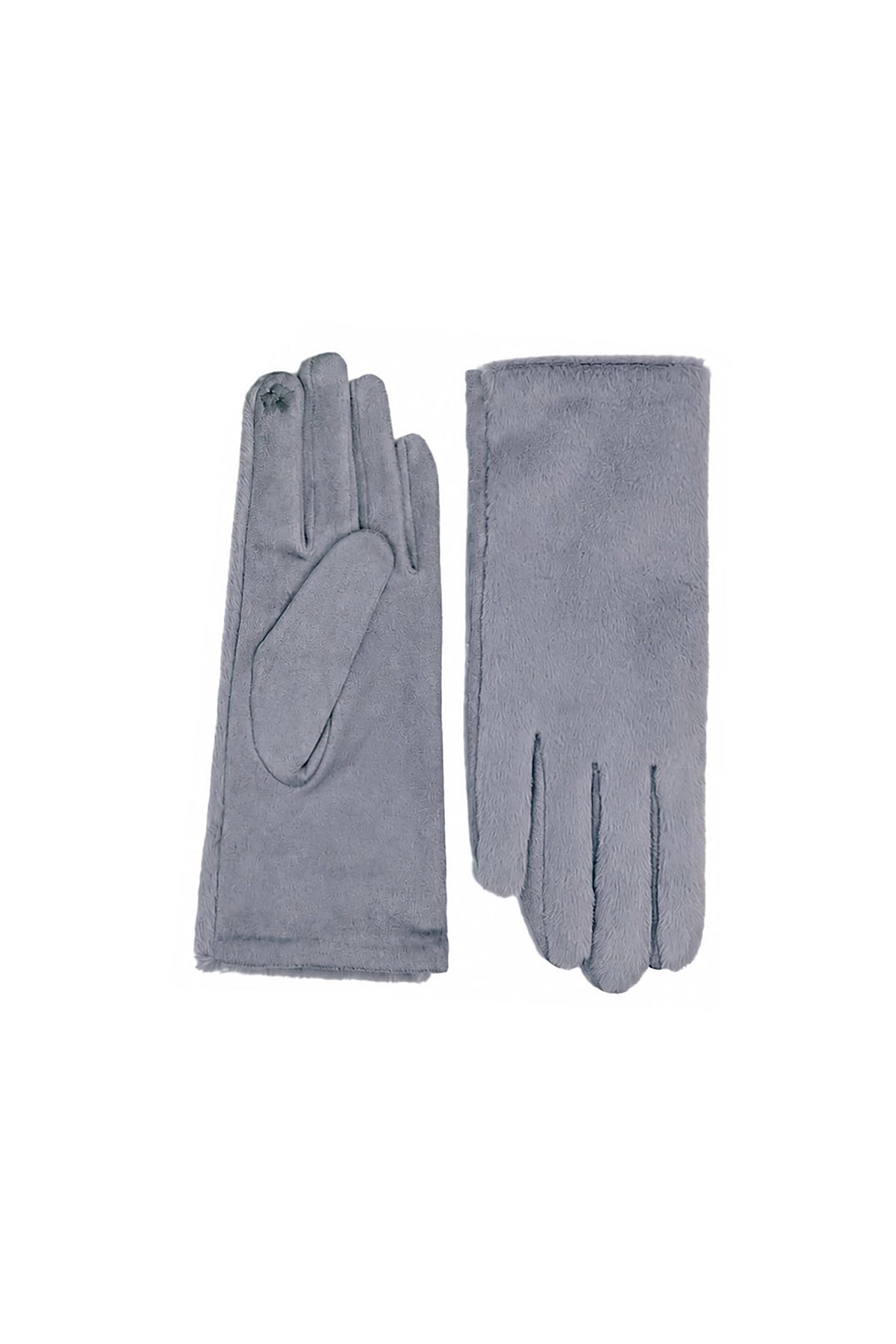 Women’s Soft Faux Fur Touchscreen Gloves