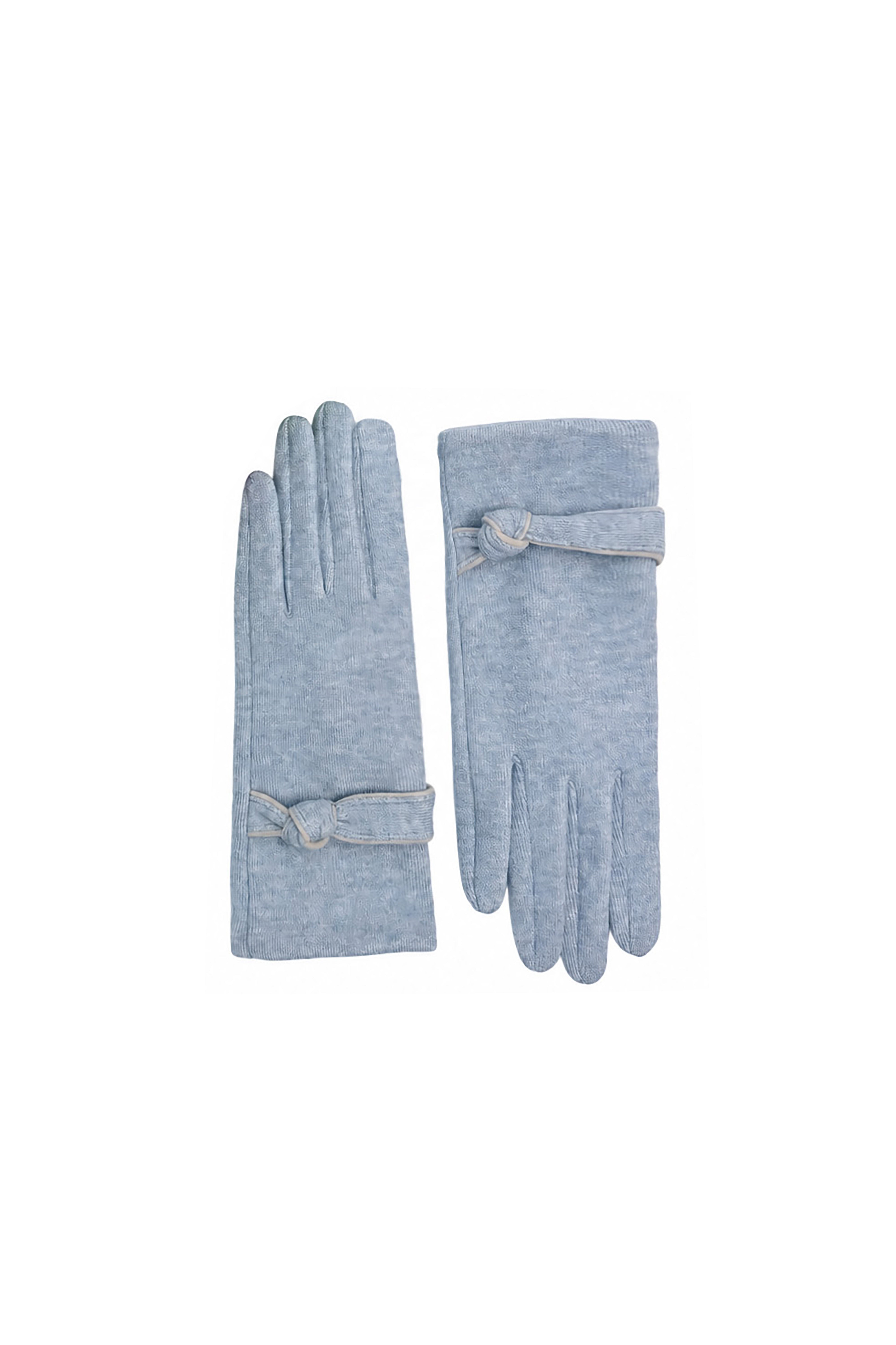Women’s Soft Knot Detail Touchscreen Gloves