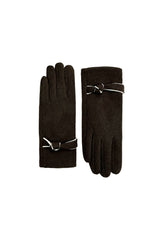 Women’s Soft Knot Detail Touchscreen Gloves