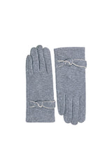Women’s Soft Knot Detail Touchscreen Gloves