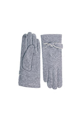 Women’s Soft Knot Detail Touchscreen Gloves