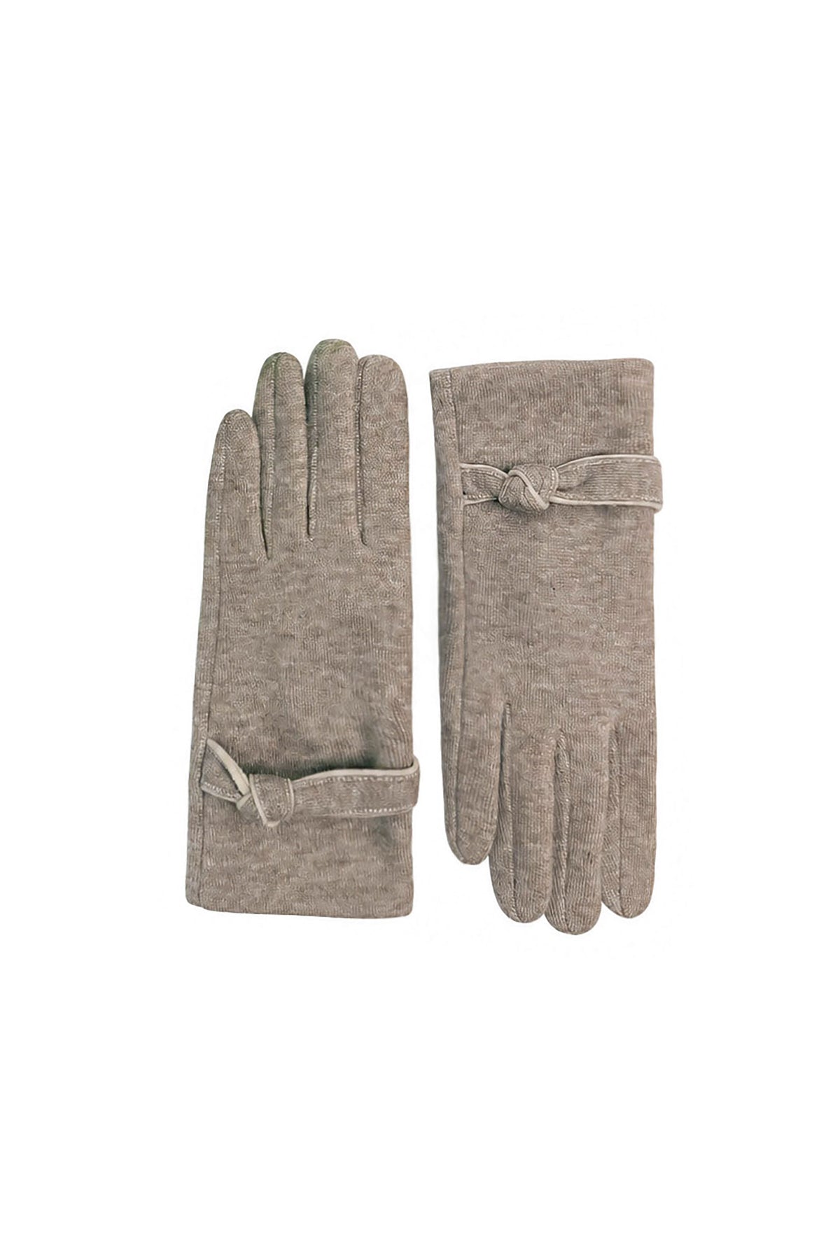 Women’s Soft Knot Detail Touchscreen Gloves