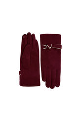 Women’s Soft Knot Detail Touchscreen Gloves