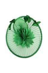 Classic Disc Fascinator with Feather Flower Detail