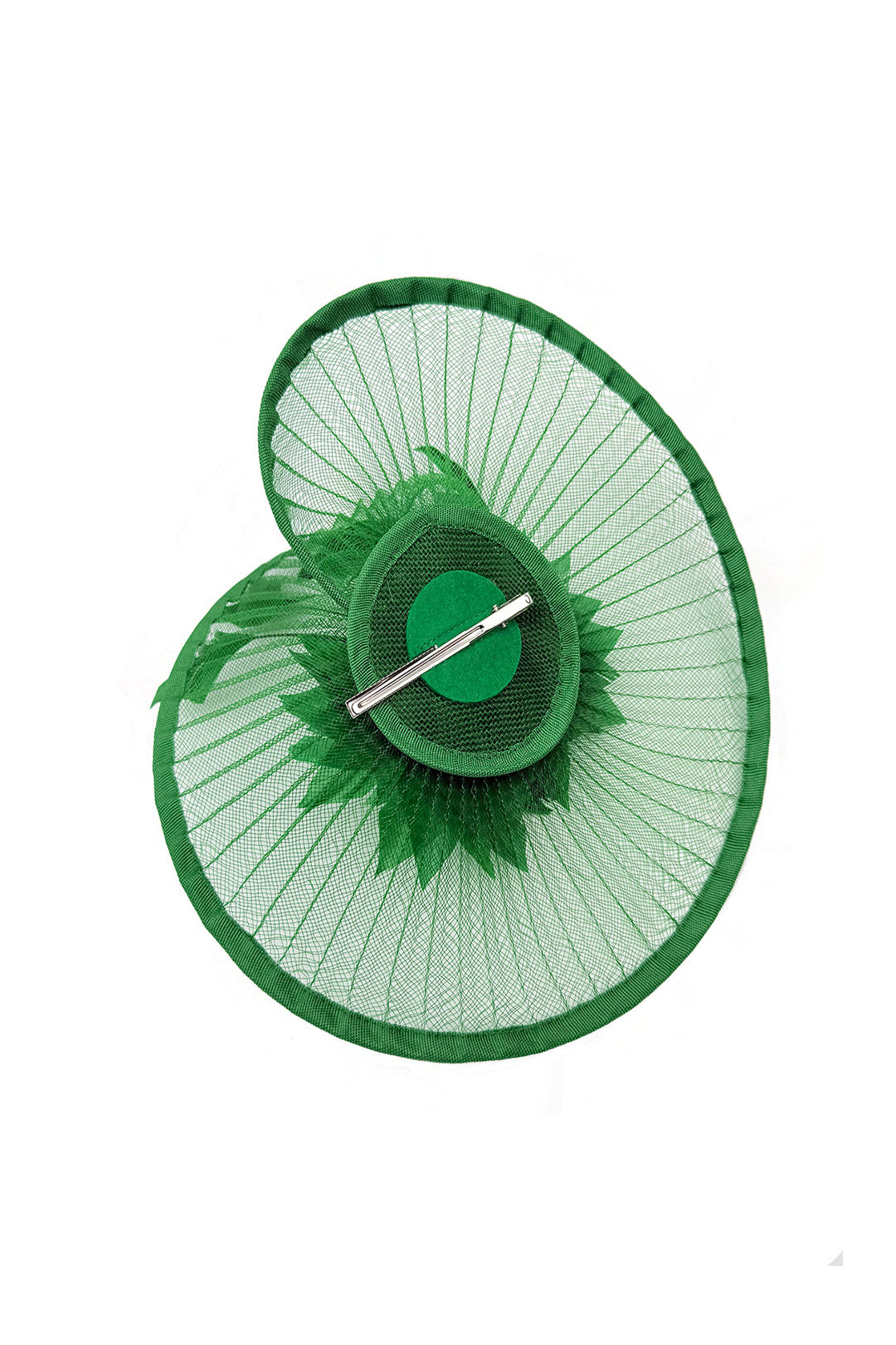 Classic Disc Fascinator with Feather Flower Detail