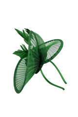 Classic Disc Fascinator with Feather Flower Detail