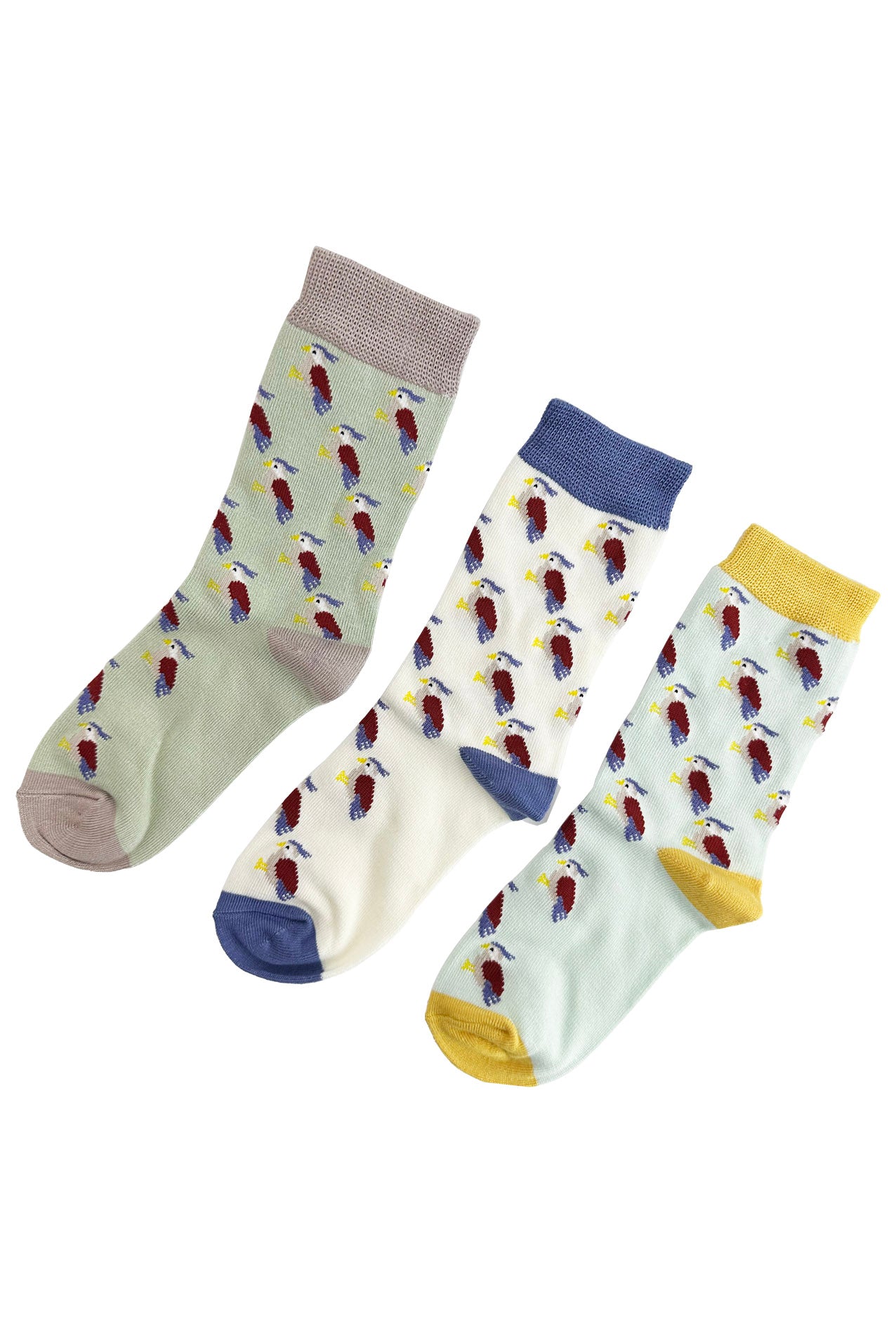 Women’s Bamboo Eagle Print Socks – 3 Pack with Gift Box