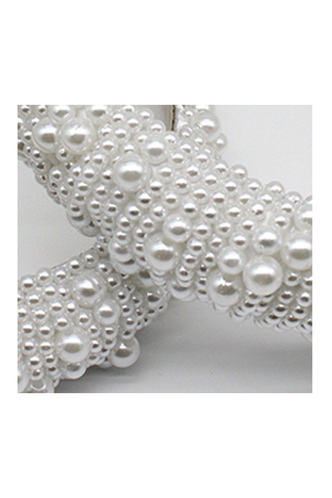 Clustered Large and Small Pearl Embellished Headband