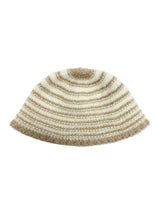 Soft Textured Striped Knit Hat