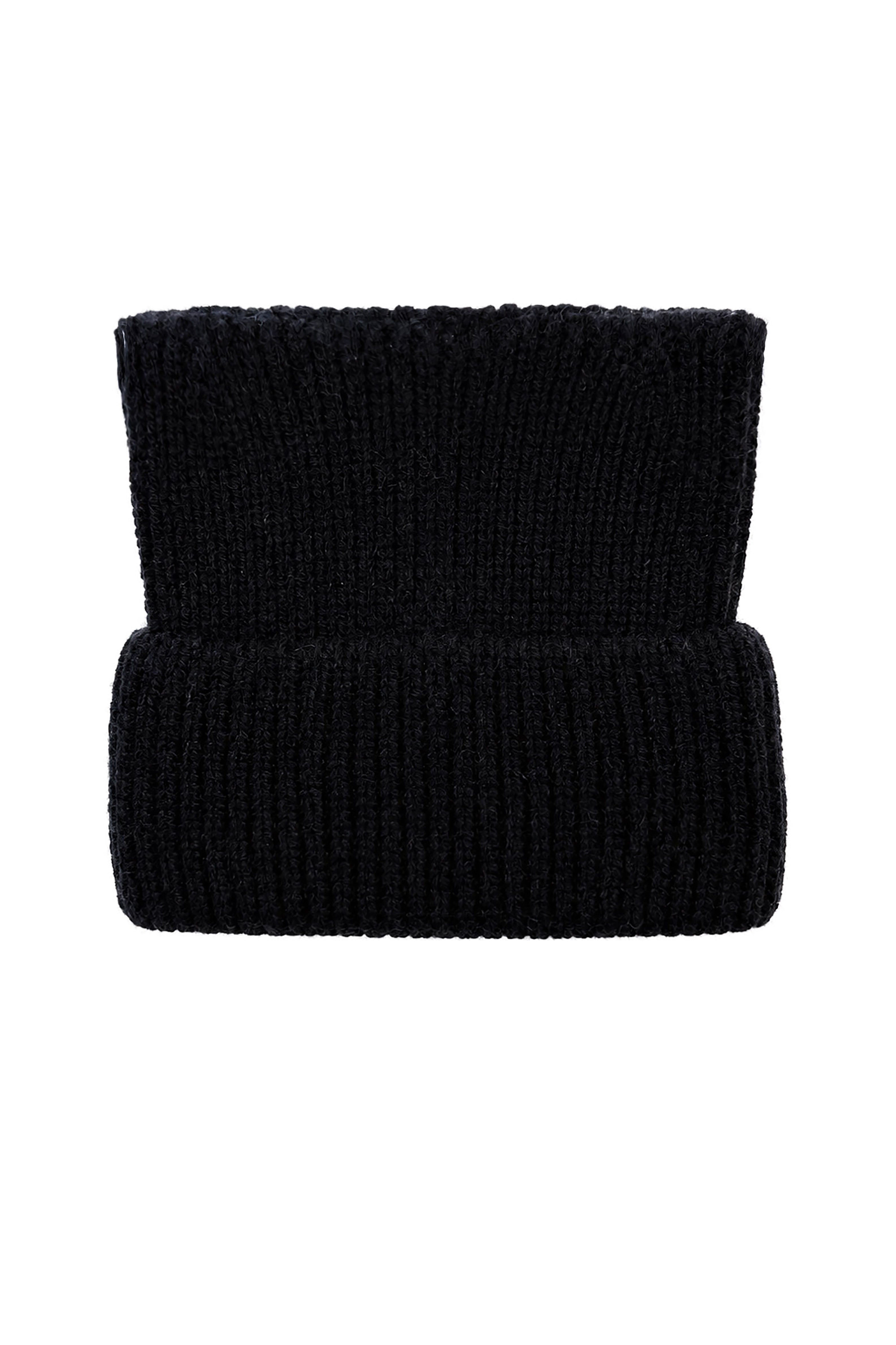 Women’s Ribbed Knit Turn-Up Cat Ear Beanie Hat
