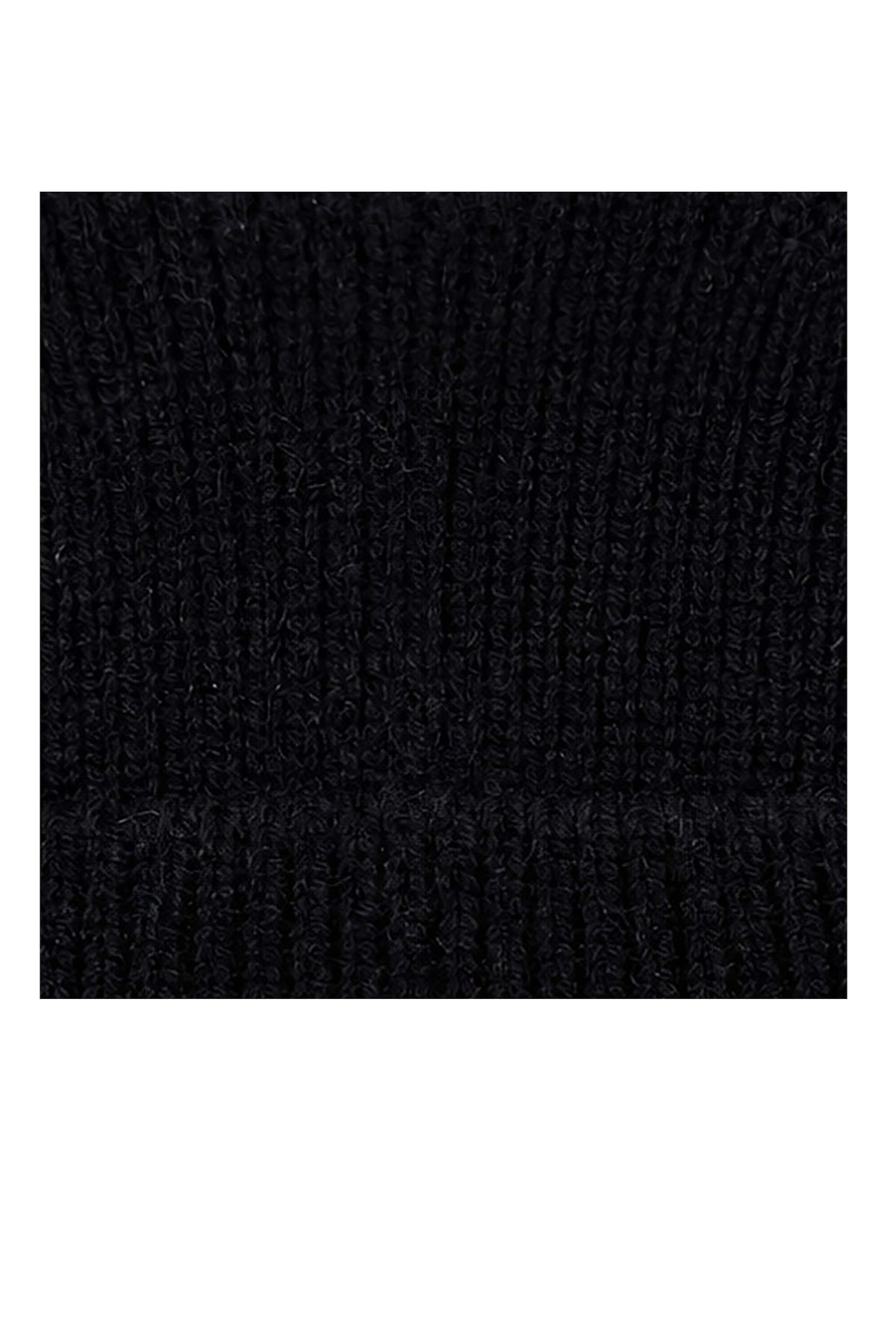 Women’s Ribbed Knit Turn-Up Cat Ear Beanie Hat