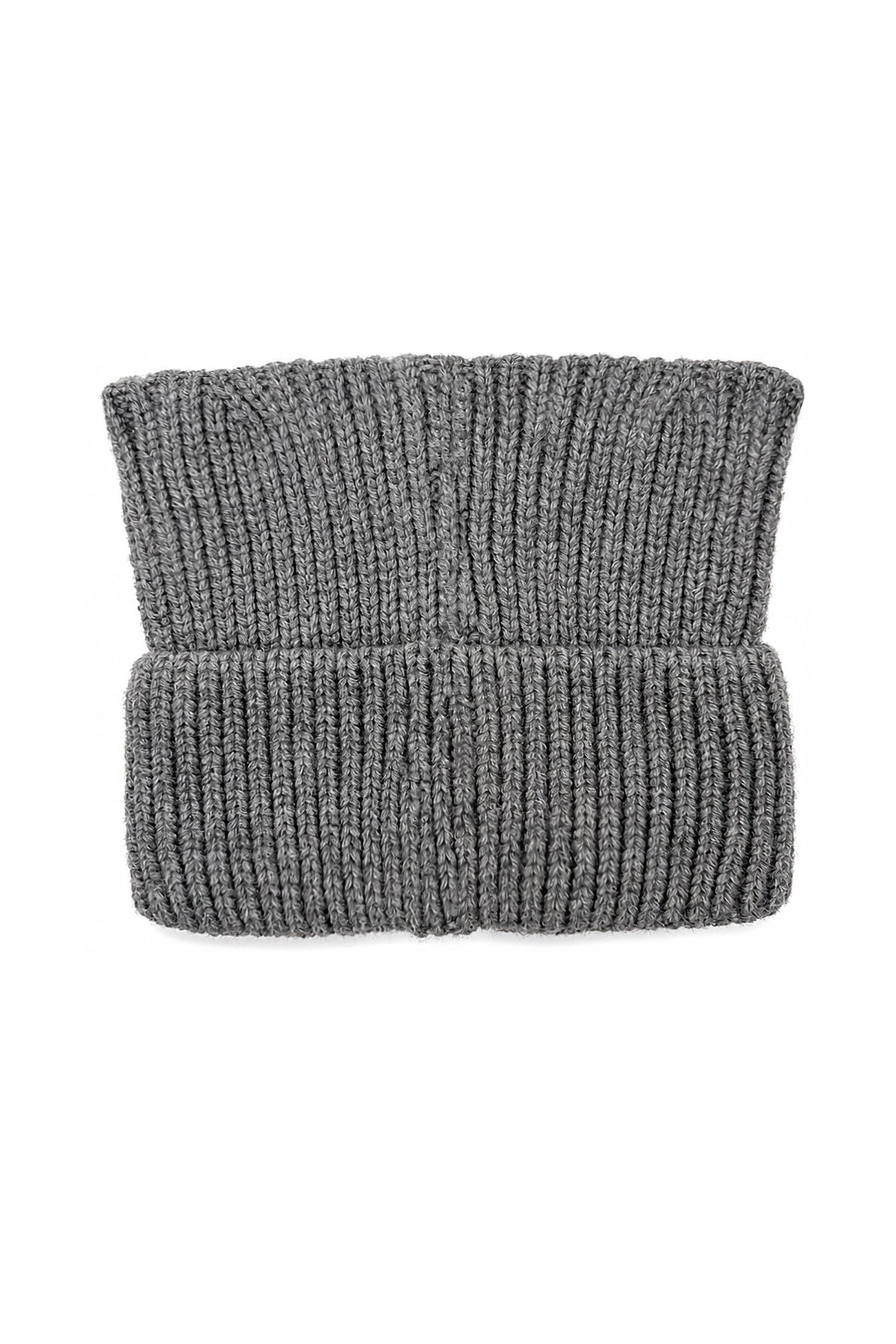 Women’s Ribbed Knit Turn-Up Cat Ear Beanie Hat