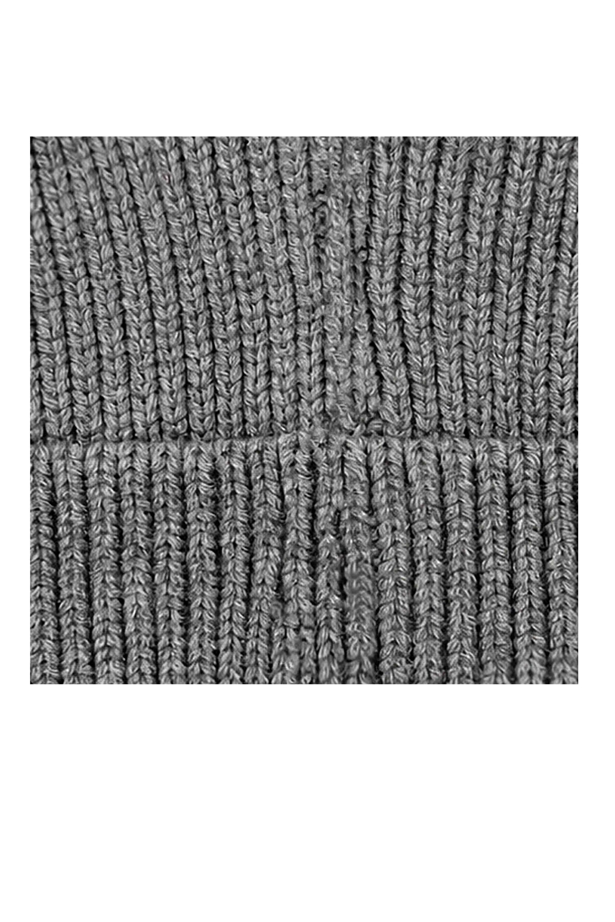 Women’s Ribbed Knit Turn-Up Cat Ear Beanie Hat