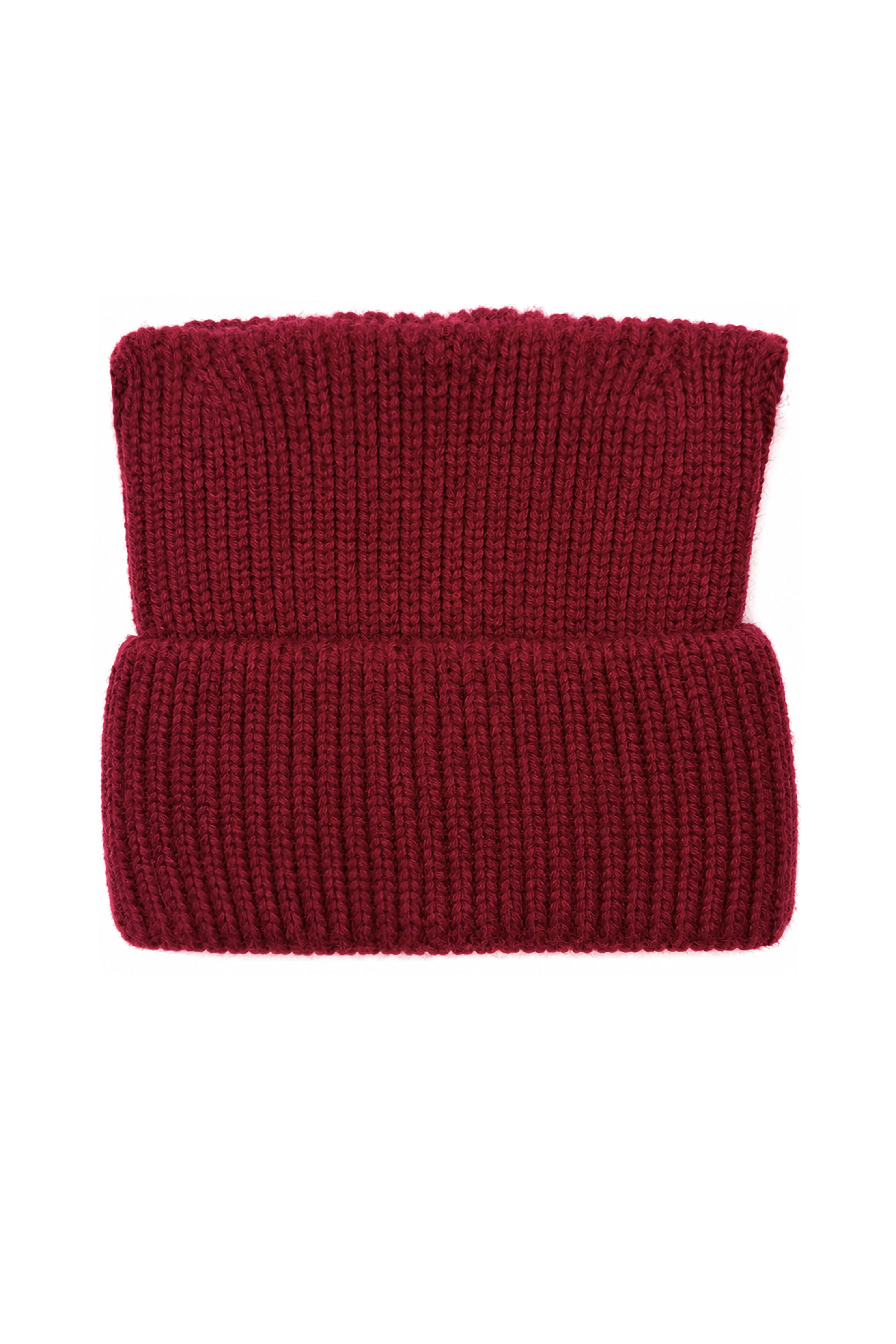 Women’s Ribbed Knit Turn-Up Cat Ear Beanie Hat