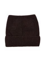 Women’s Dog Motif Knit Turn-Up Cat Ear Beanie Hat