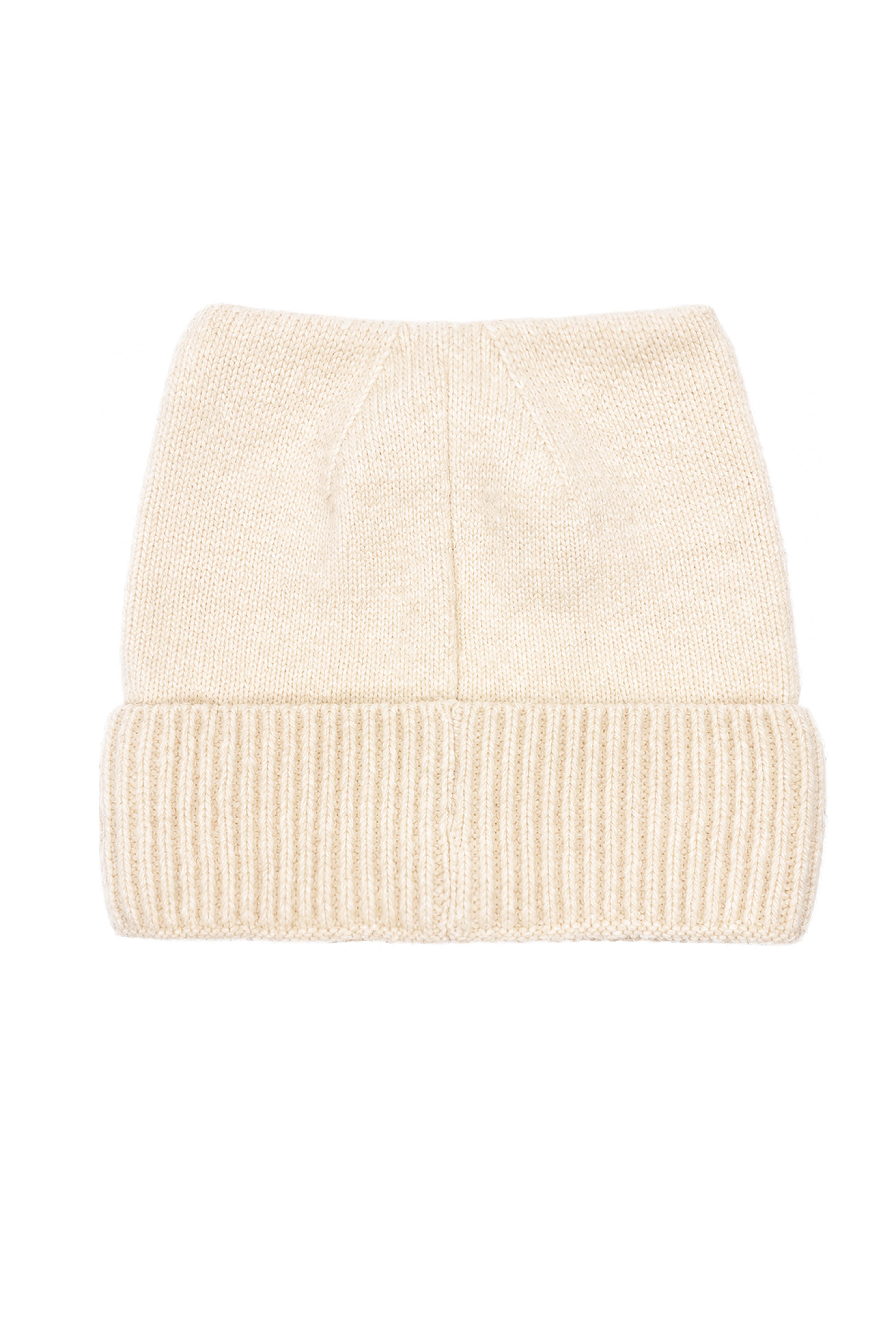 Women’s Dog Motif Knit Turn-Up Cat Ear Beanie Hat