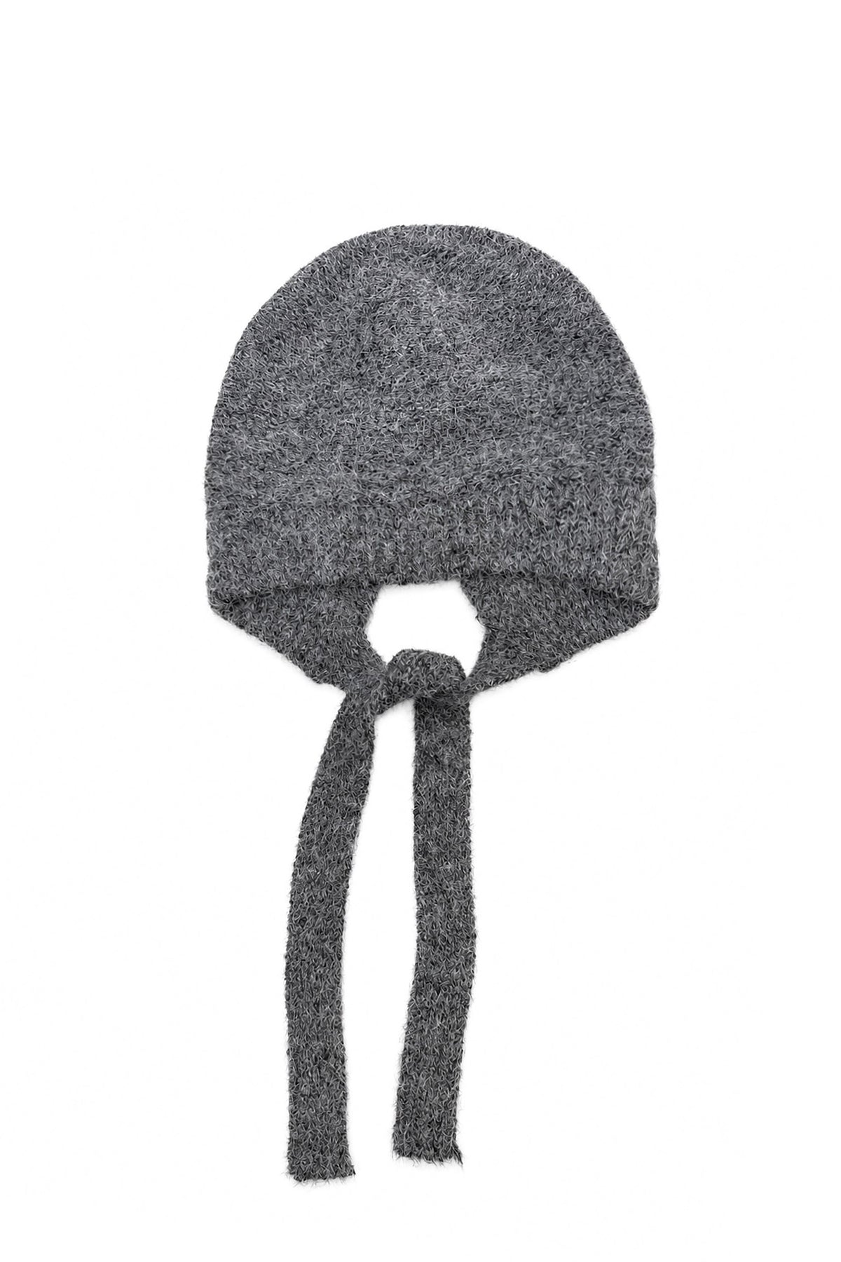 Women’s Soft Knit Tie Bonnet Hat with Chin Ties