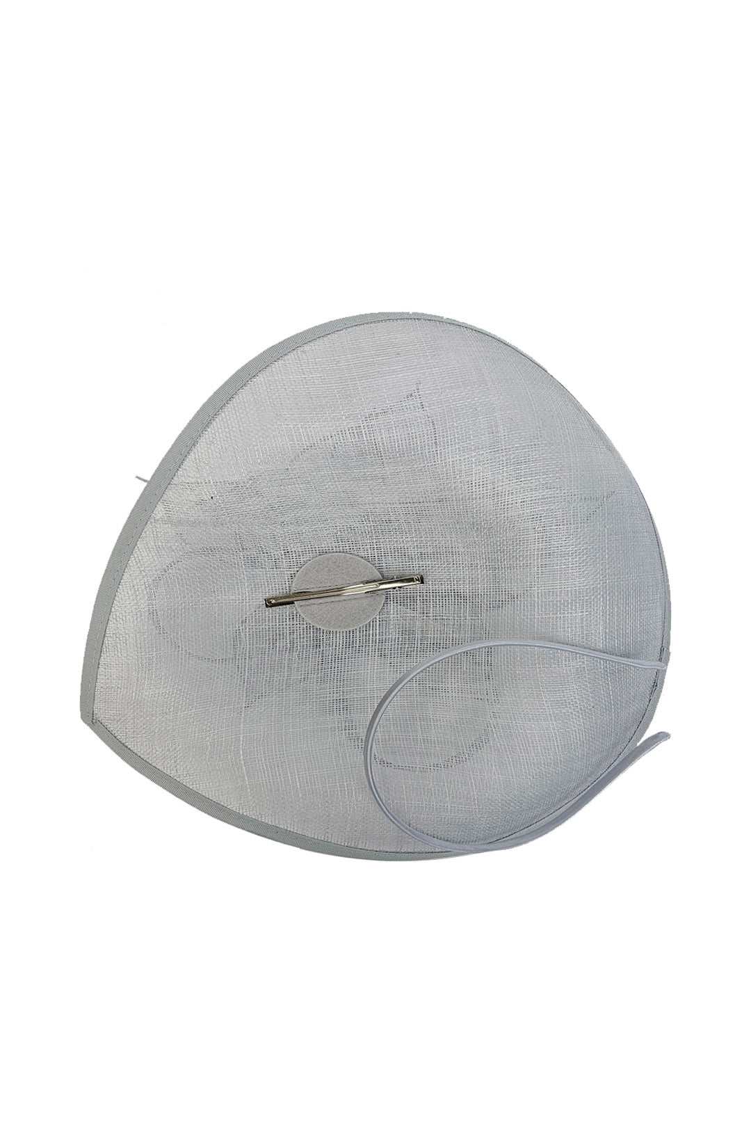 Teardrop Mesh Fascinator with Sculpted Flower Detail