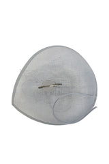 Teardrop Mesh Fascinator with Sculpted Flower Detail