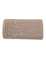 Ruched Satin Envelope Clutch Bag with Detachable Chain Strap