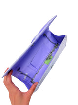 Luxury Satin Twist Knot Evening Clutch Bag with Detachable Chain