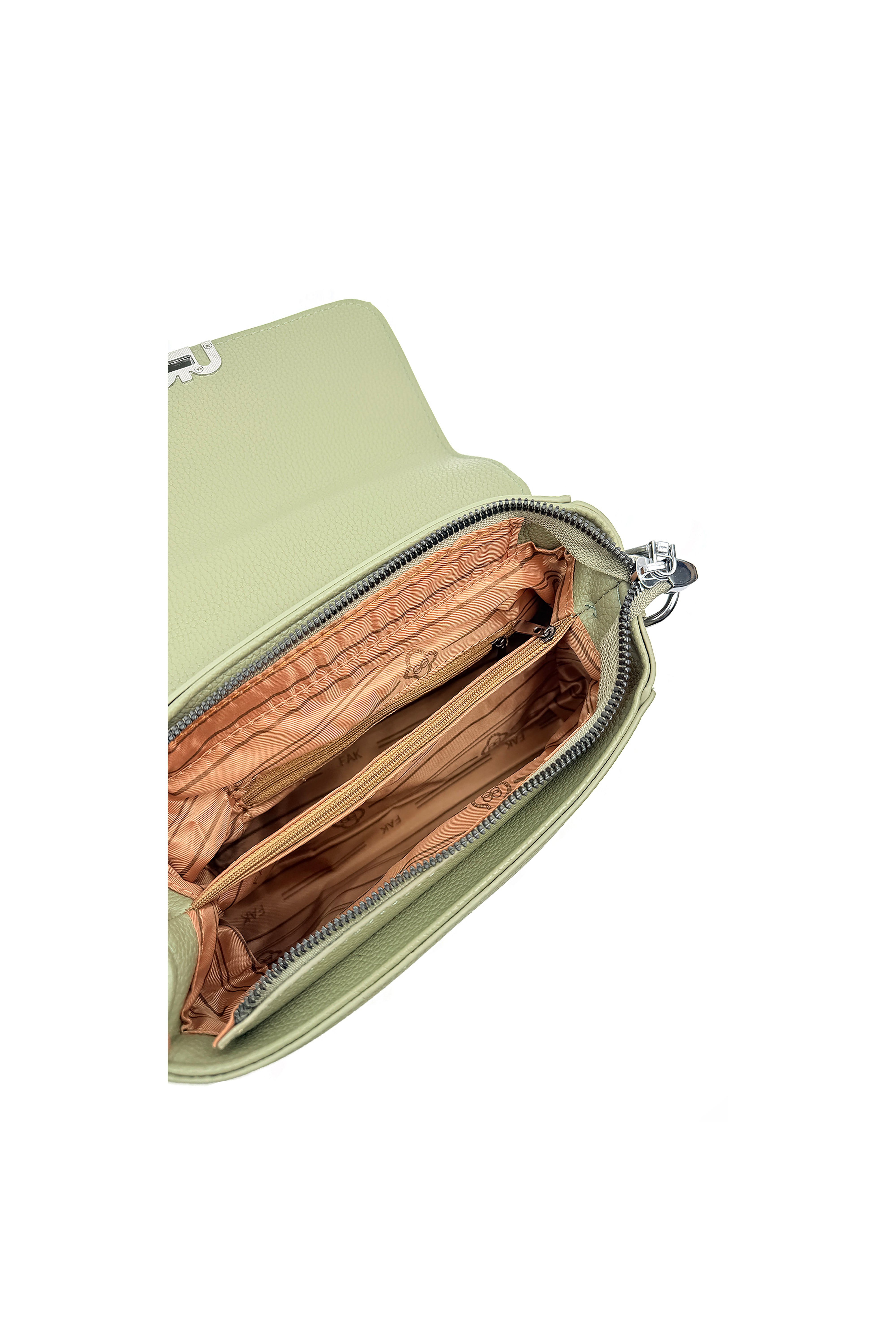 Structured Top Handle Crossbody Bag with Textured Finish
