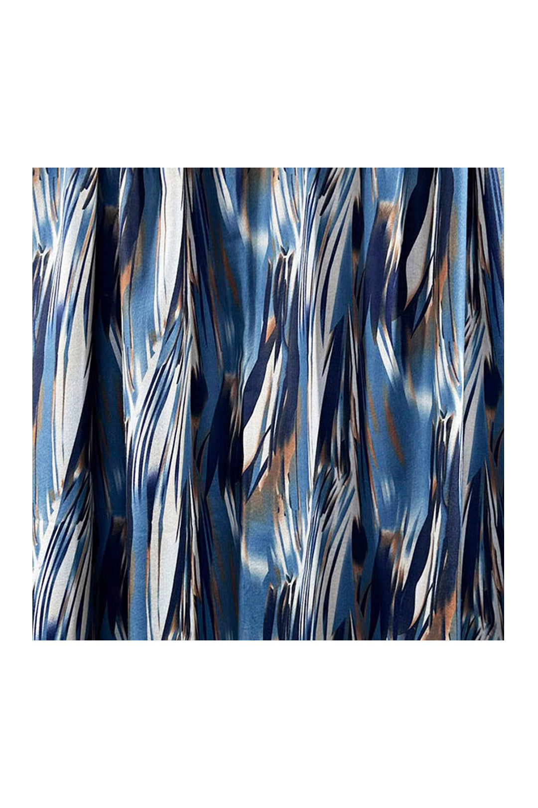 Lightweight Artistic Feather-Inspired Scarf with Fringe Edges