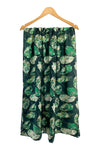 Women Metallic Leaf Print Lightweight Scarf