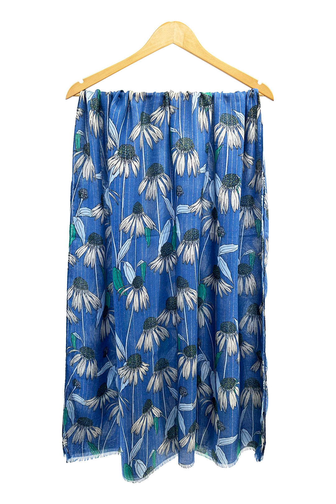 Vintage Floral Print Lightweight Scarf