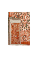 Paisley Pattern Reversible Scarf – Soft Touch, Fringed Edges