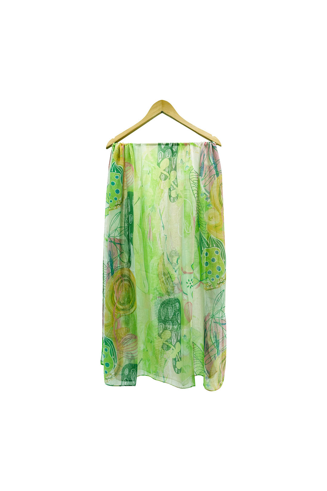 Abstract Art Print Lightweight Chiffon Scarf