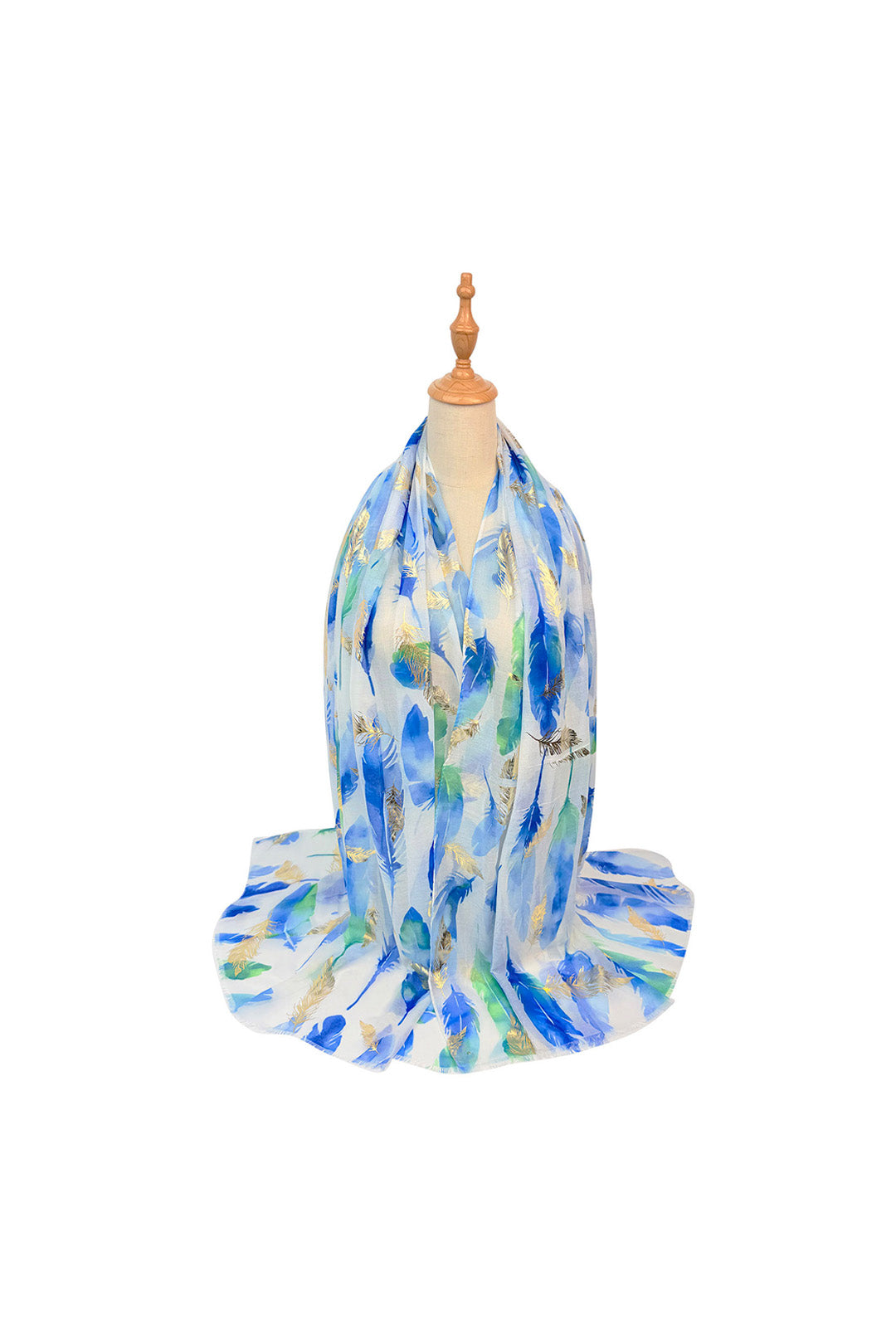 Feather Print Lightweight Scarf