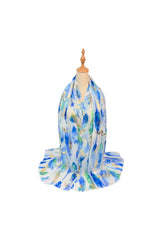 Feather Print Lightweight Scarf