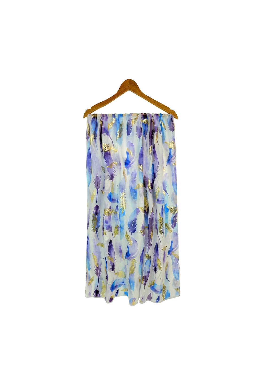 Feather Print Lightweight Scarf