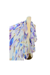 Feather Print Lightweight Scarf