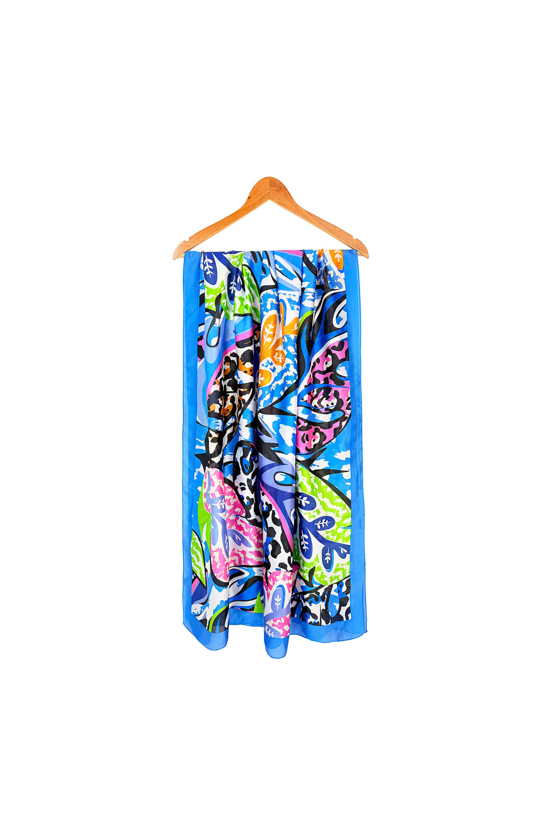 Colourful Abstract Art Print Lightweight Scarf