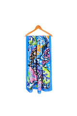 Colourful Abstract Art Print Lightweight Scarf