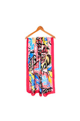 Colourful Abstract Art Print Lightweight Scarf