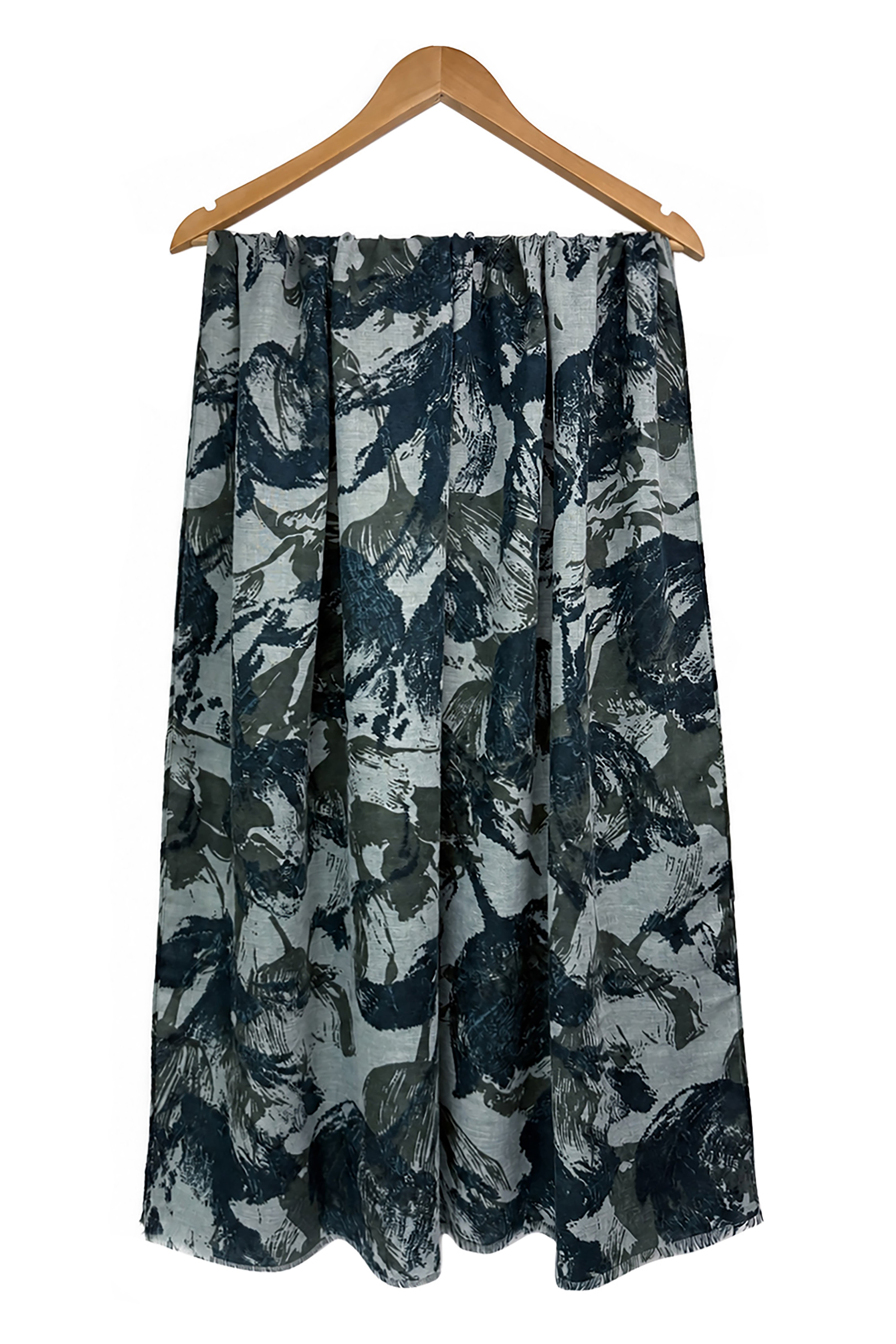 Women’s Abstract Flora Tulip Print Lightweight Scarf