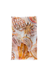 Tropical Fruit Print Lightweight Scarf