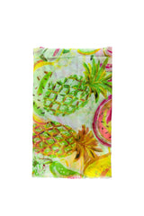Tropical Fruit Print Lightweight Scarf