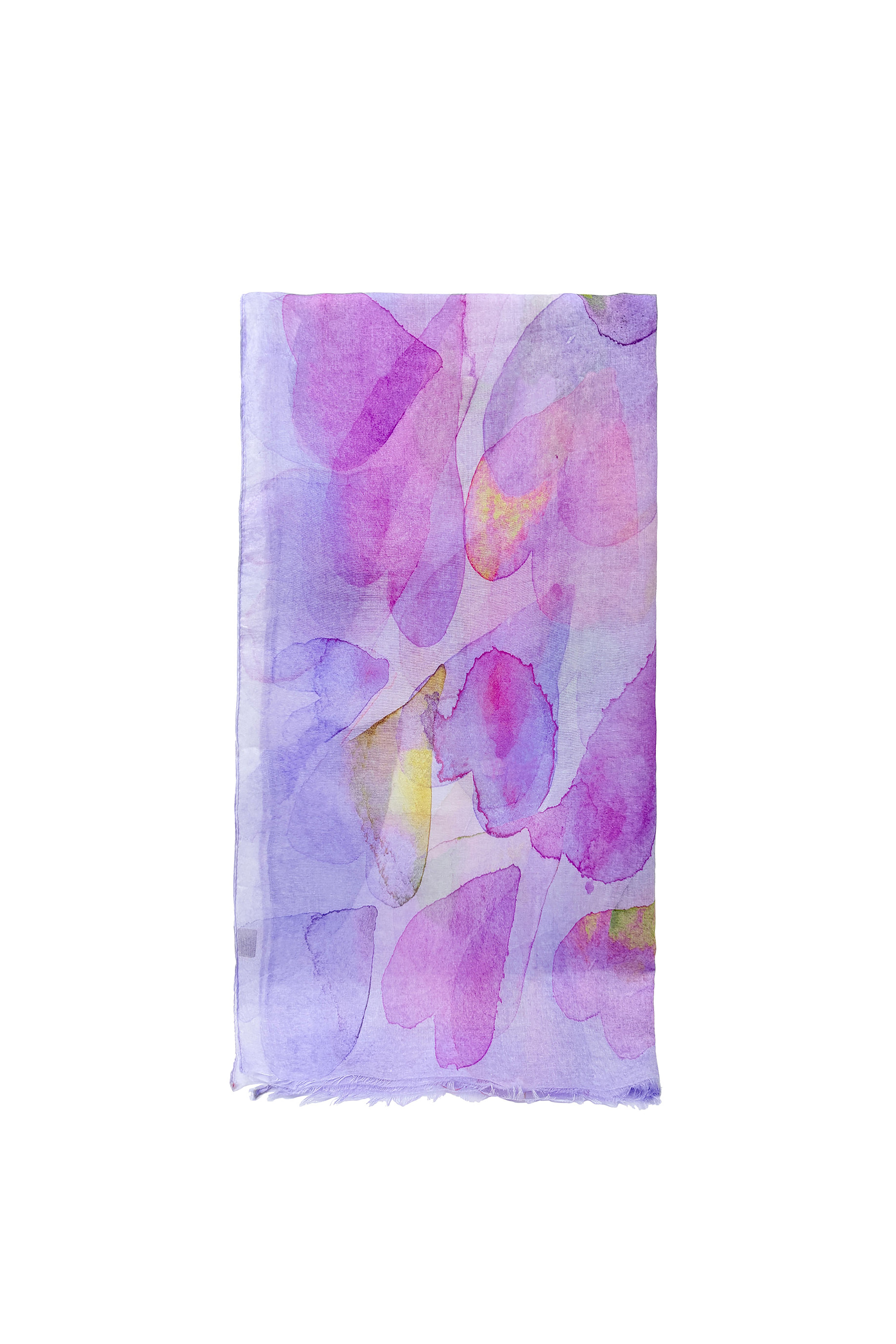 Watercolour Heart Print Scarf